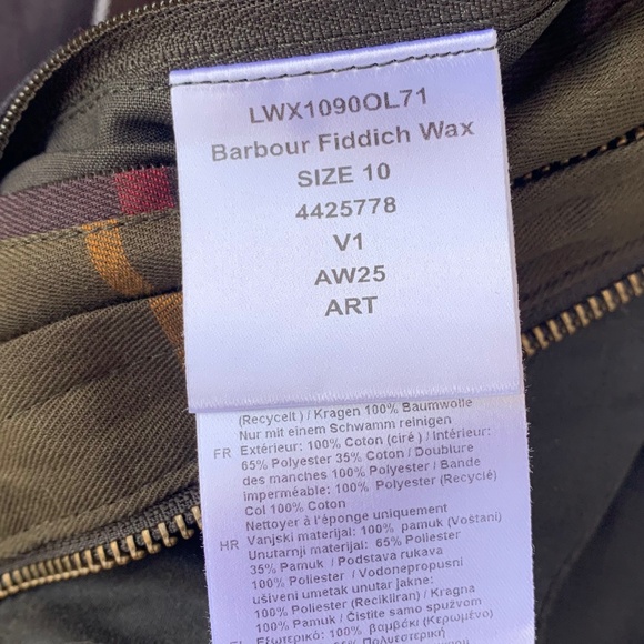 Barbour Fiddich Waxed Cotton Coat - Picture 9 of 15